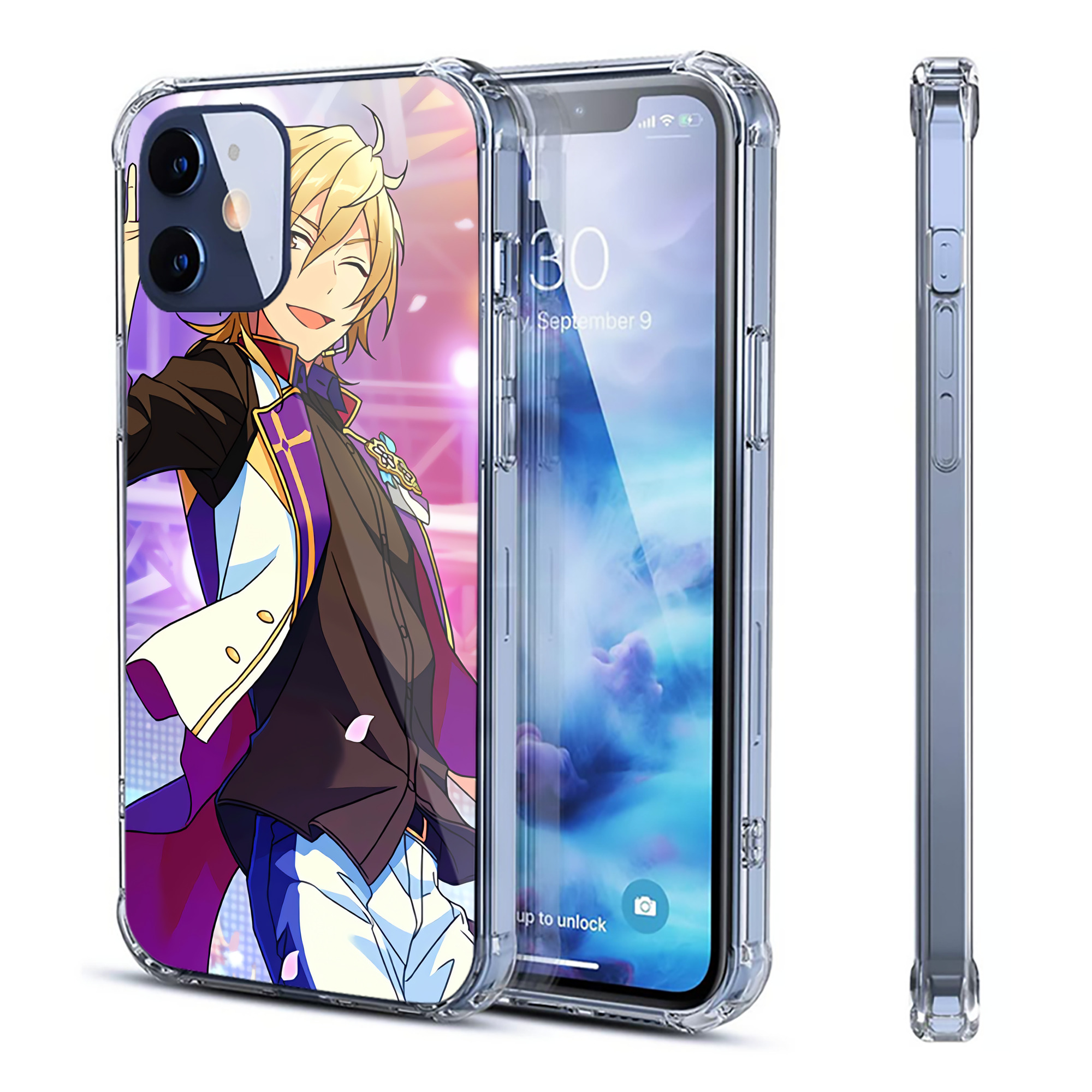 （画像用） あんさんぶるスターズ! Ensemble Stars 【iPhone 12シリーズ対応】透明スマホケース（クリアソフトケース）